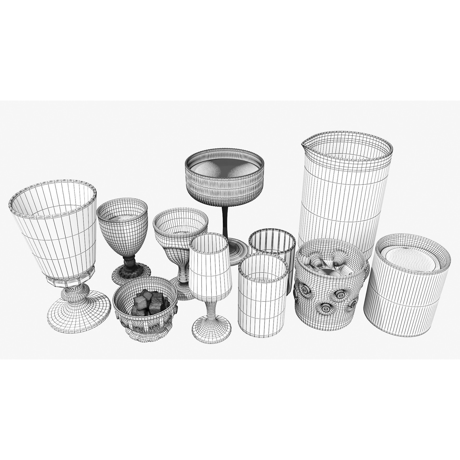 Bartender Tools Set - Game-Ready 3D Model - View 95