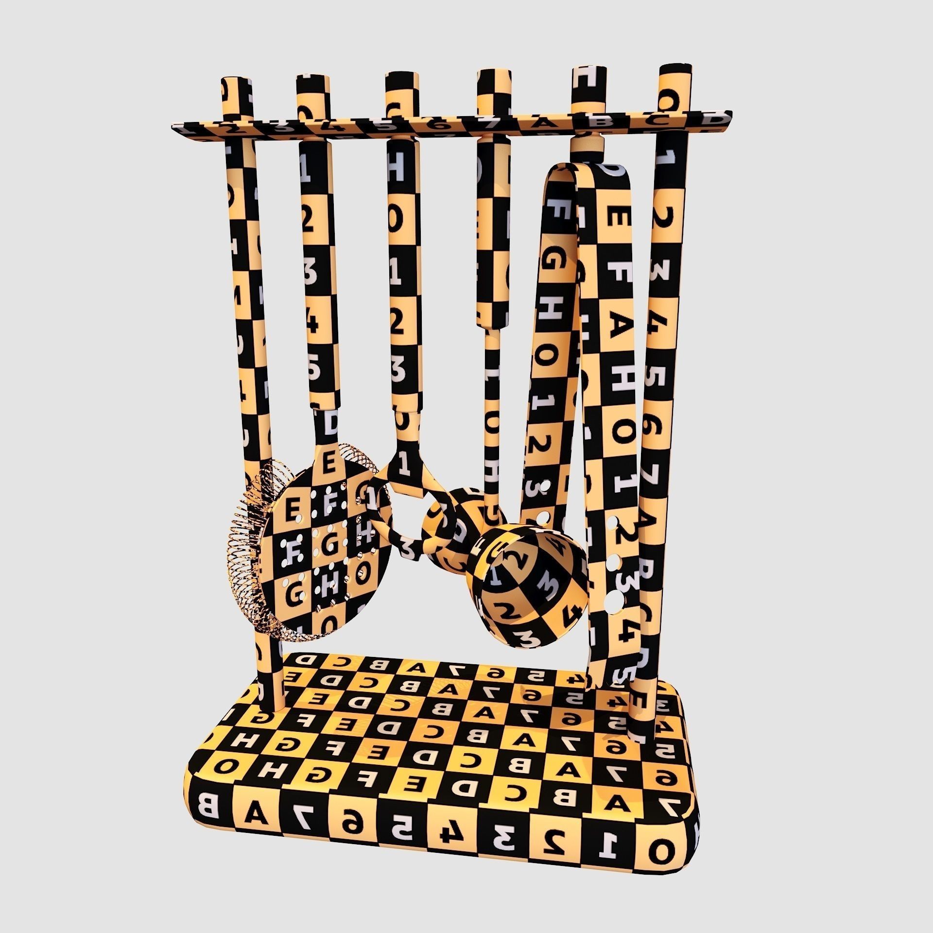 Bartender Tools Set - Game-Ready 3D Model - View 98