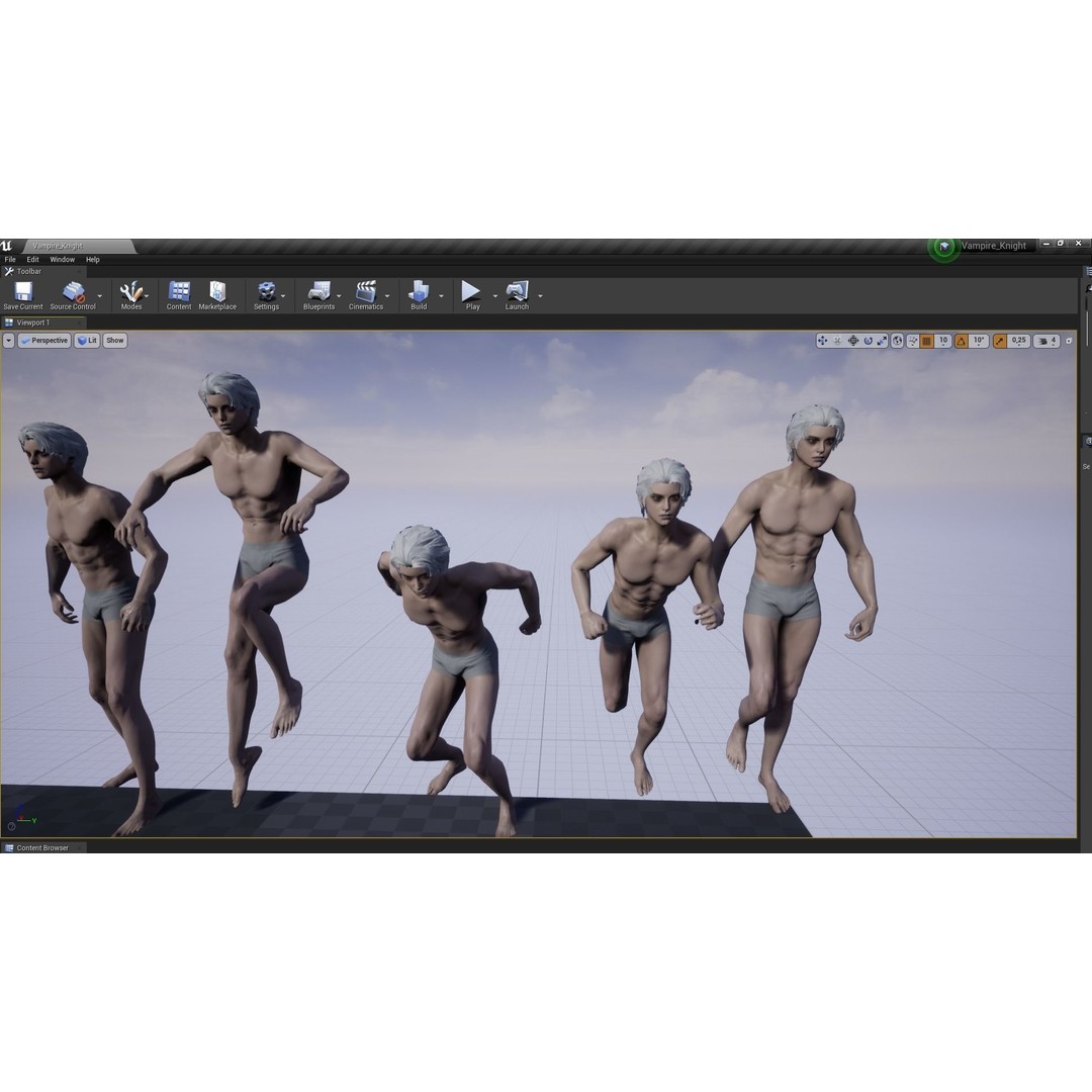 Vampire Knight Dracula 3D Model – Low Poly Rigged Character, FBX - View 13