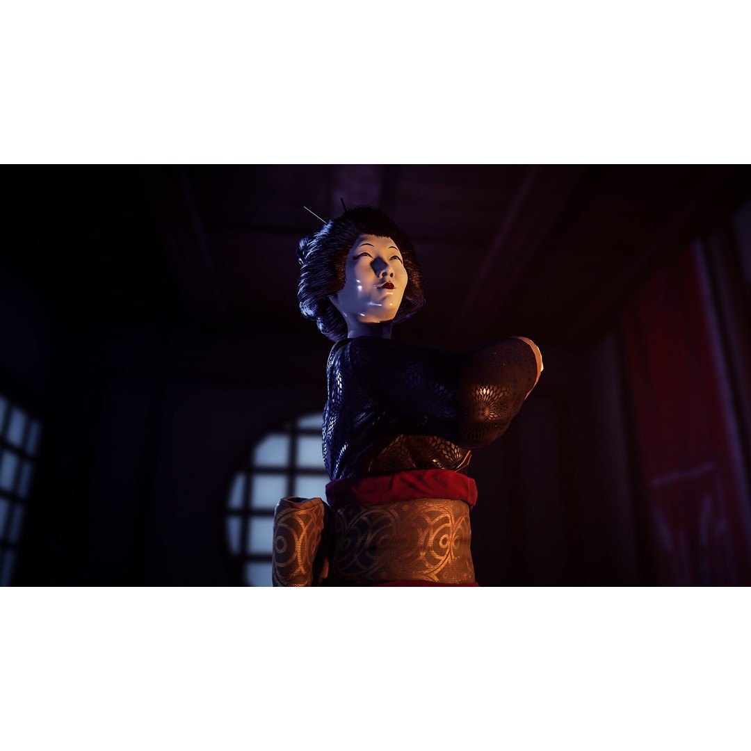 Merciless Geisha 3D Model – Low Poly Rigged Character, FBX, Game Ready - View 9