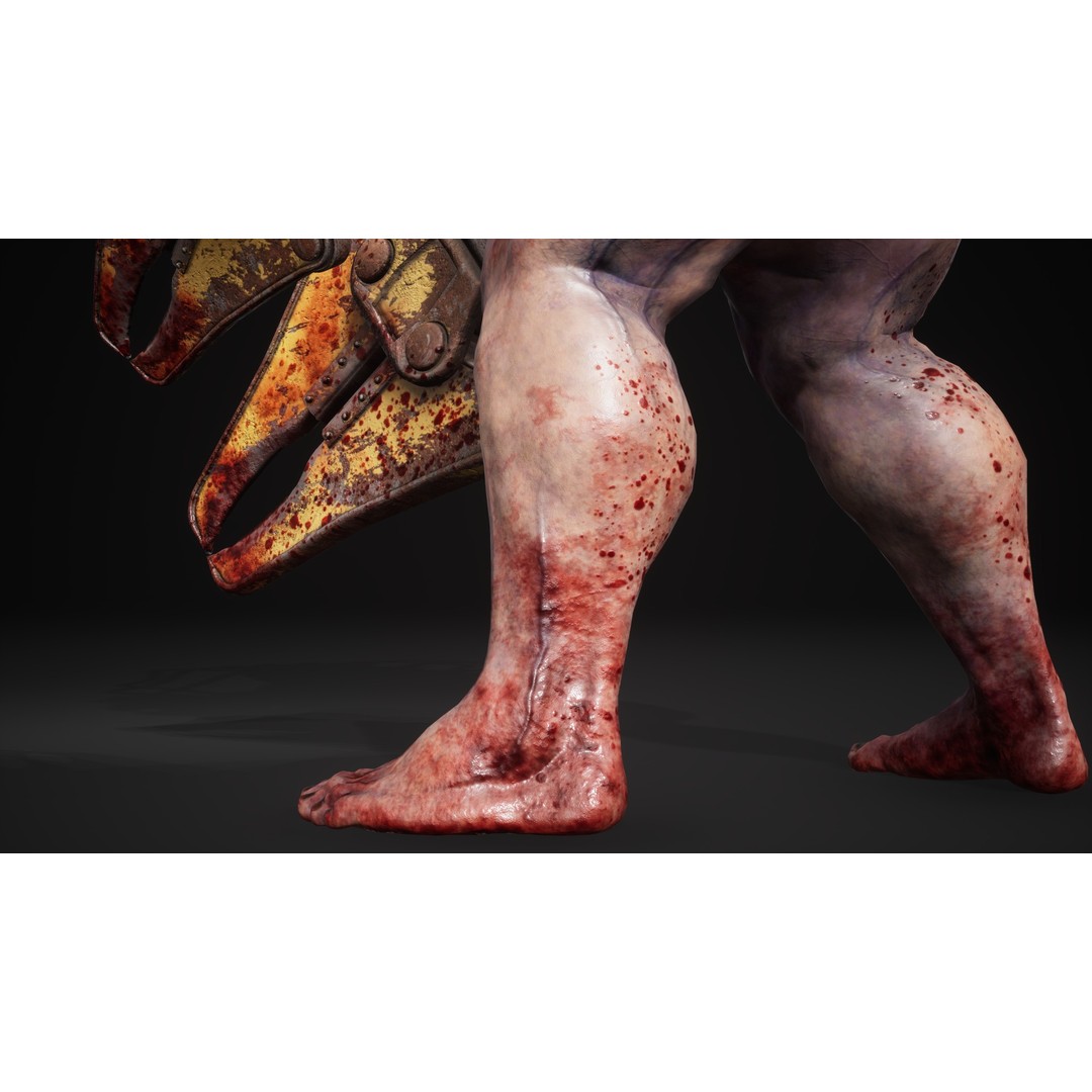 Sci-Fi Cyber Victim 3D Model – Low Poly Character with Animations, FBX - View 17