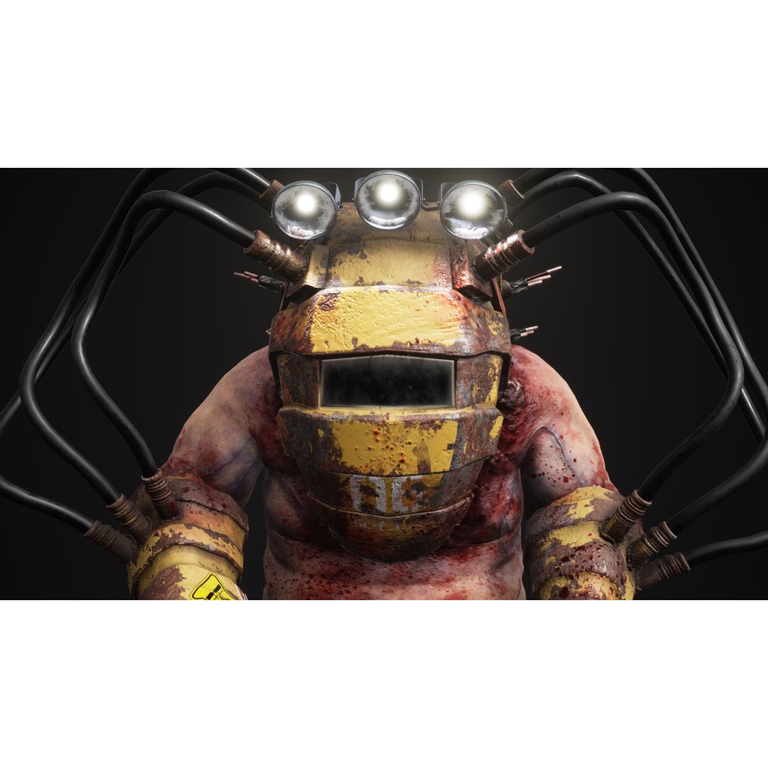Sci-Fi Cyber Victim 3D Model – Low Poly Character with Animations, FBX - View 5