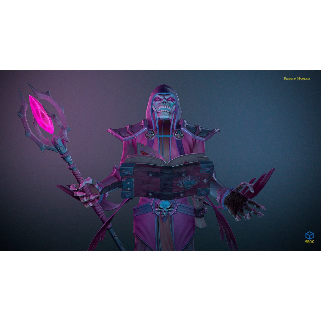 Skeletons Pack 2 3D Model – Low Poly Rigged Fantasy Characters, FBX - View 11