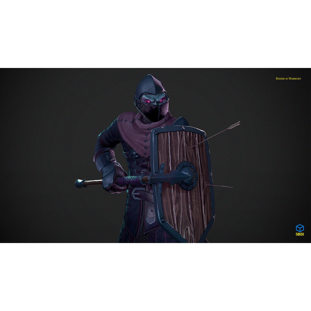 Skeletons Pack 2 3D Model – Low Poly Rigged Fantasy Characters, FBX - View 20