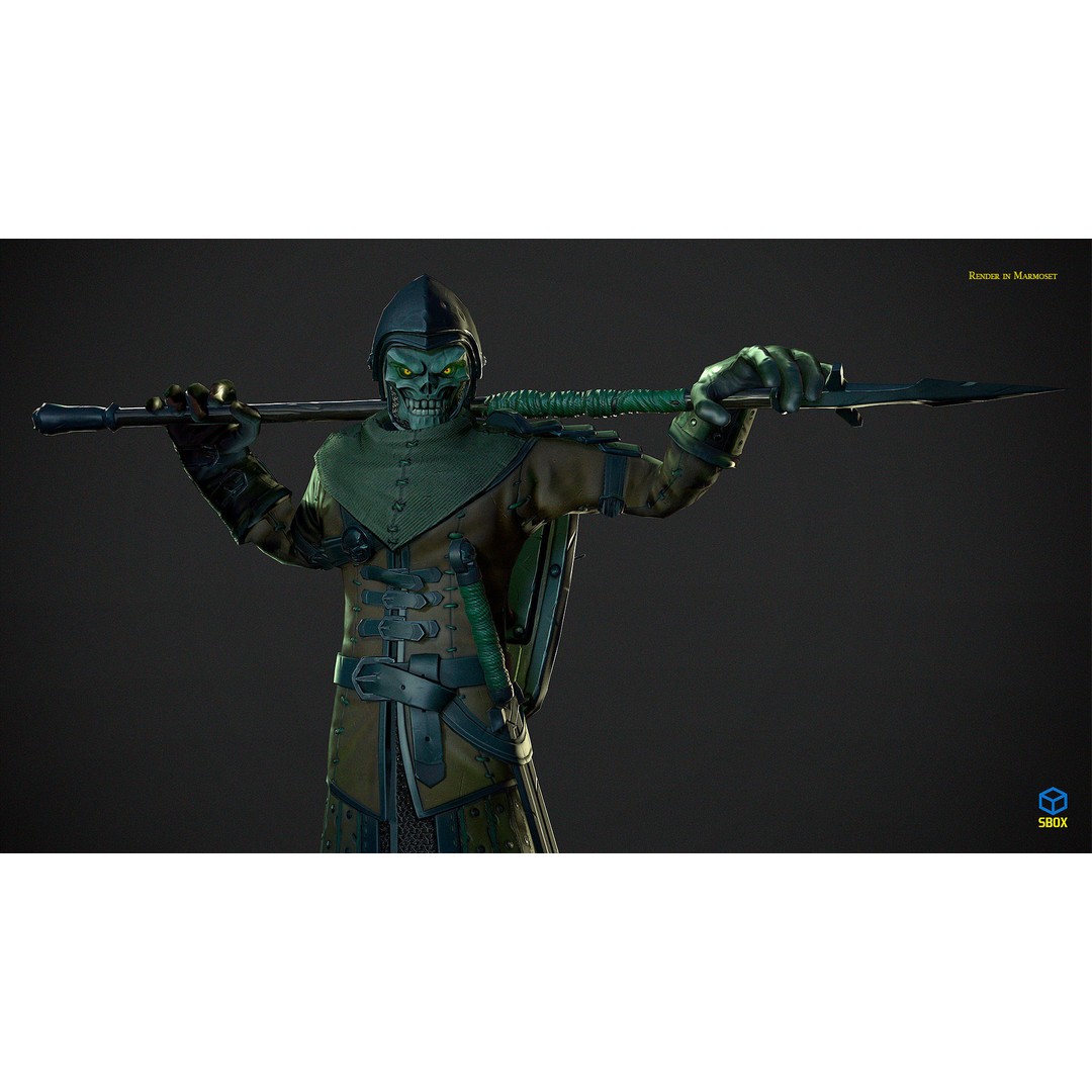 Skeletons Pack 2 3D Model – Low Poly Rigged Fantasy Characters, FBX - View 22