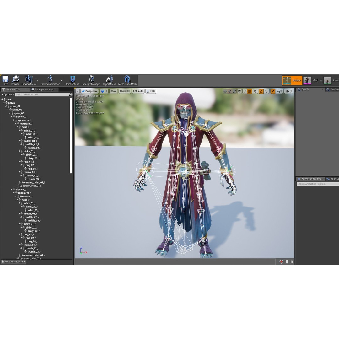 Skeletons Pack 2 3D Model – Low Poly Rigged Fantasy Characters, FBX - View 39