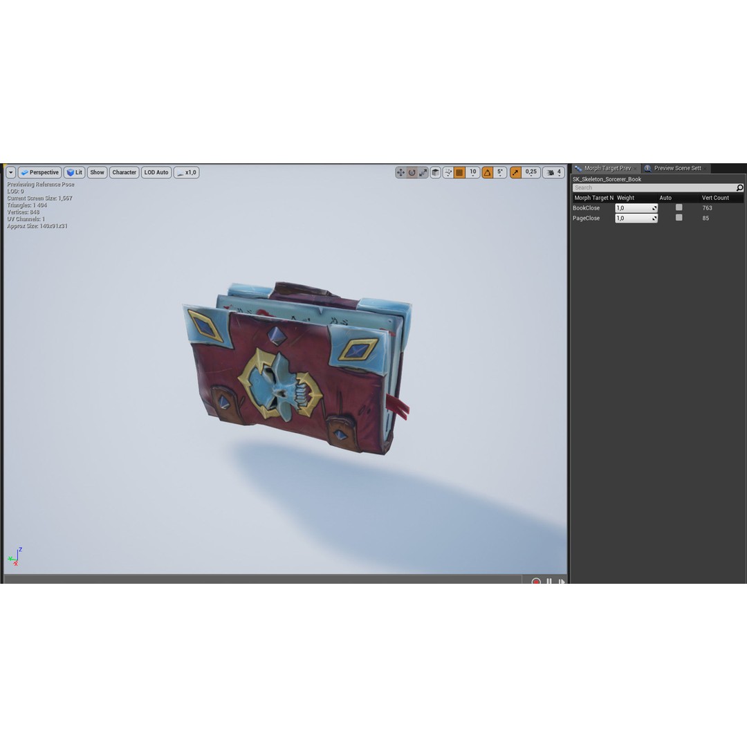 Skeletons Pack 2 3D Model – Low Poly Rigged Fantasy Characters, FBX - View 45