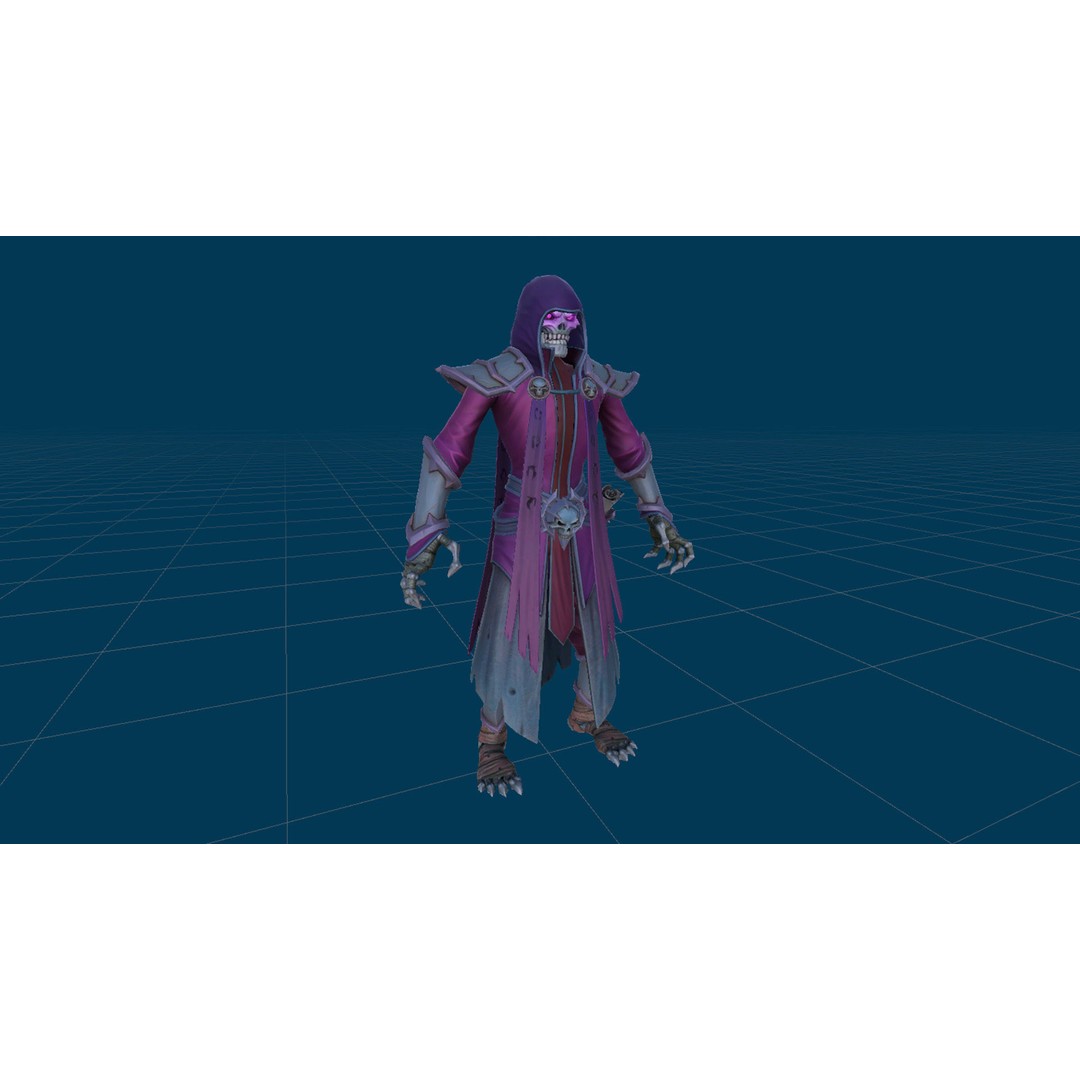 Skeletons Pack 2 3D Model – Low Poly Rigged Fantasy Characters, FBX - View 52