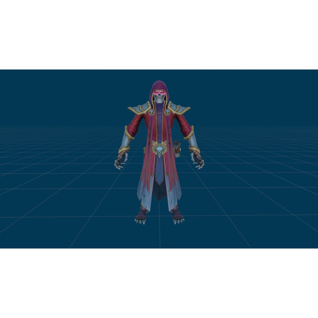 Skeletons Pack 2 3D Model – Low Poly Rigged Fantasy Characters, FBX - View 53