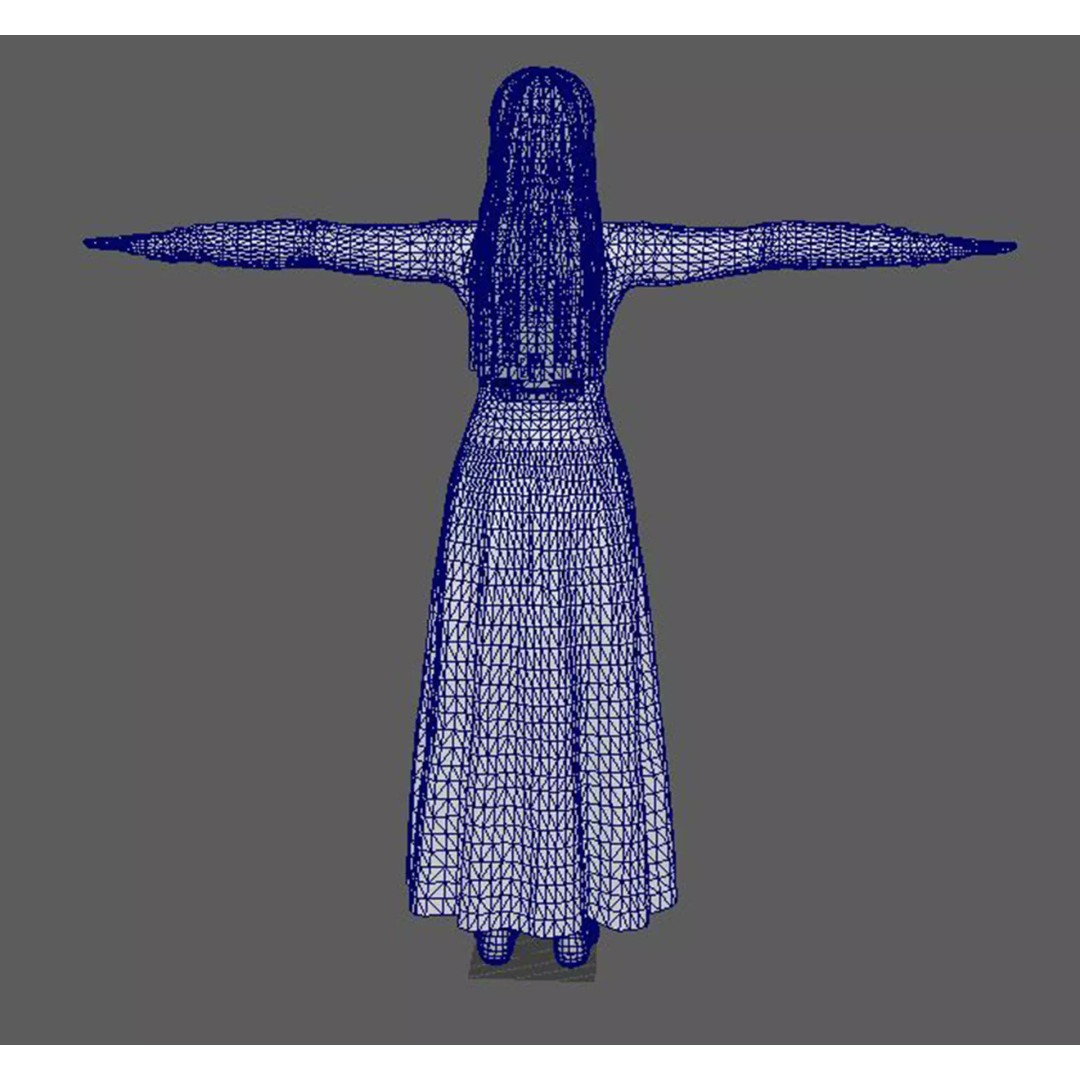 Catherine Zeta-Jones 3D Model – Low-Poly Rigged Character for Animation