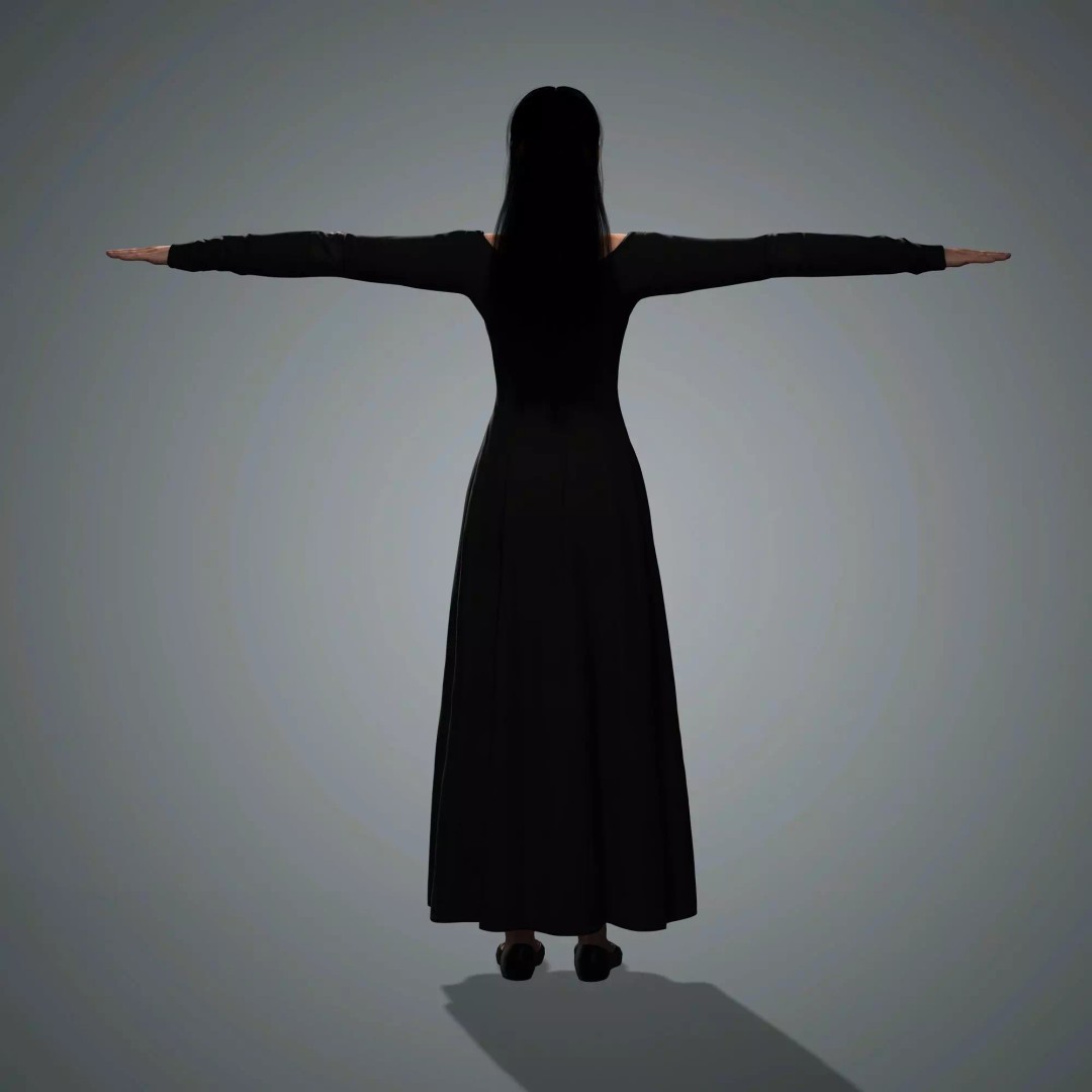 Catherine Zeta-Jones 3D Model – Low-Poly Rigged Character for Animation - View 13