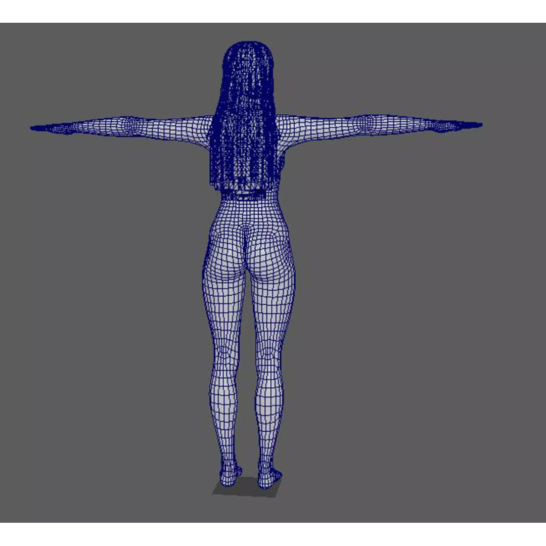 Catherine Zeta-Jones 3D Model – Low-Poly Rigged Character for Animation - View 20