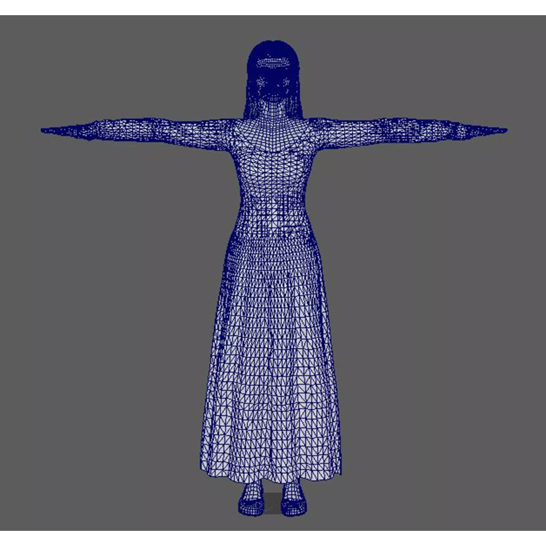 Catherine Zeta-Jones 3D Model – Low-Poly Rigged Character for Animation - View 21