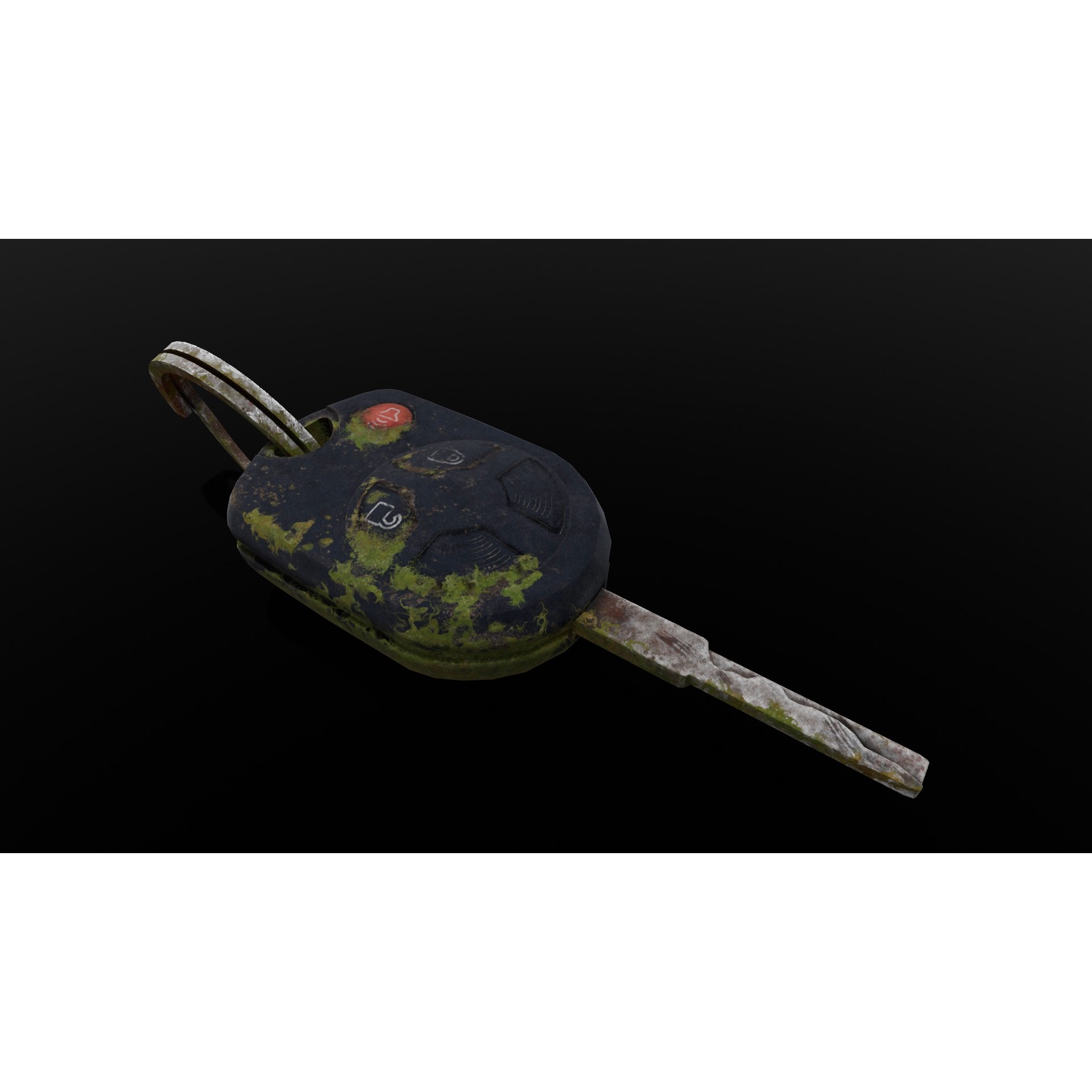 Dirty Key - Low-Poly Game-Ready 3D Model