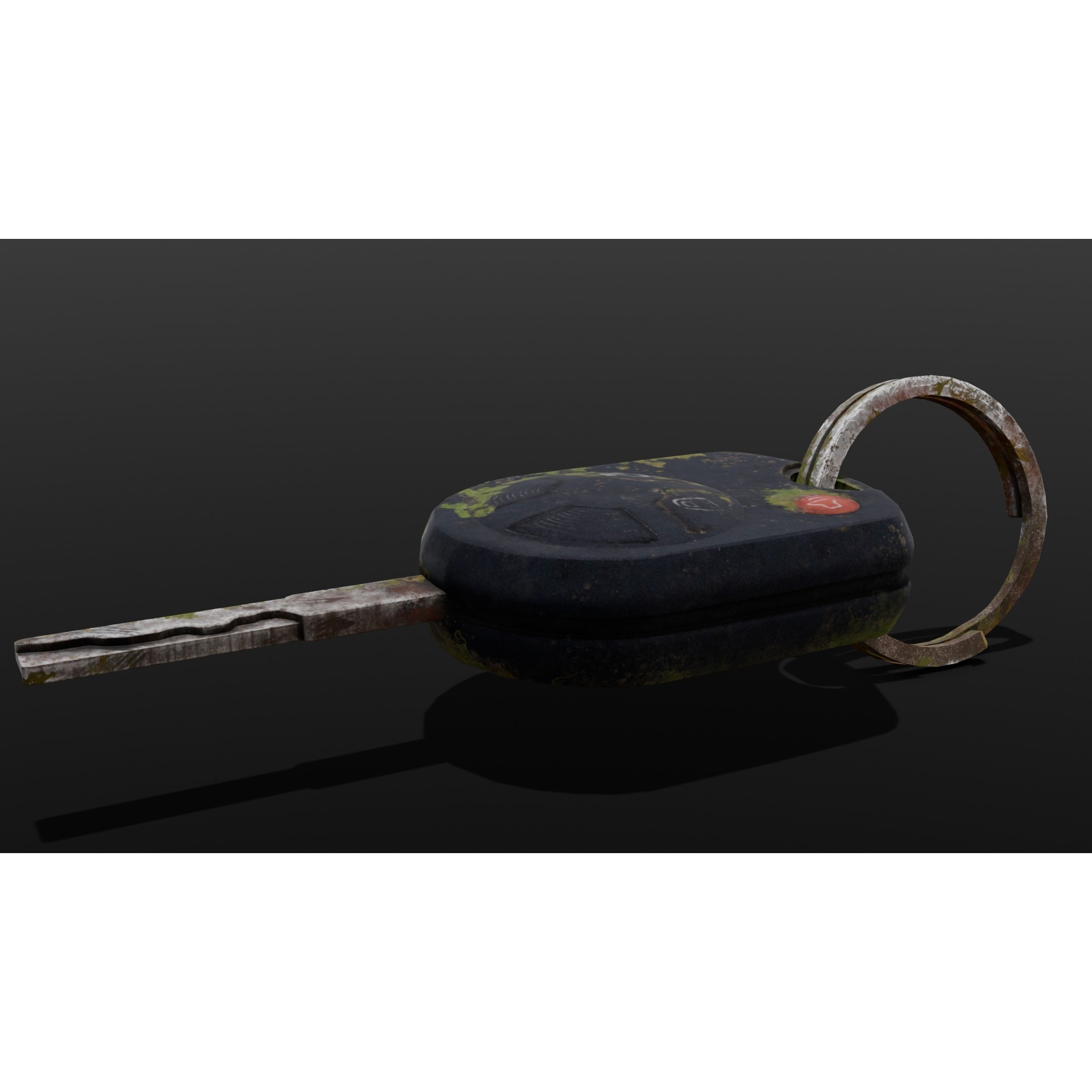 Dirty Key - Low-Poly Game-Ready 3D Model - View 8