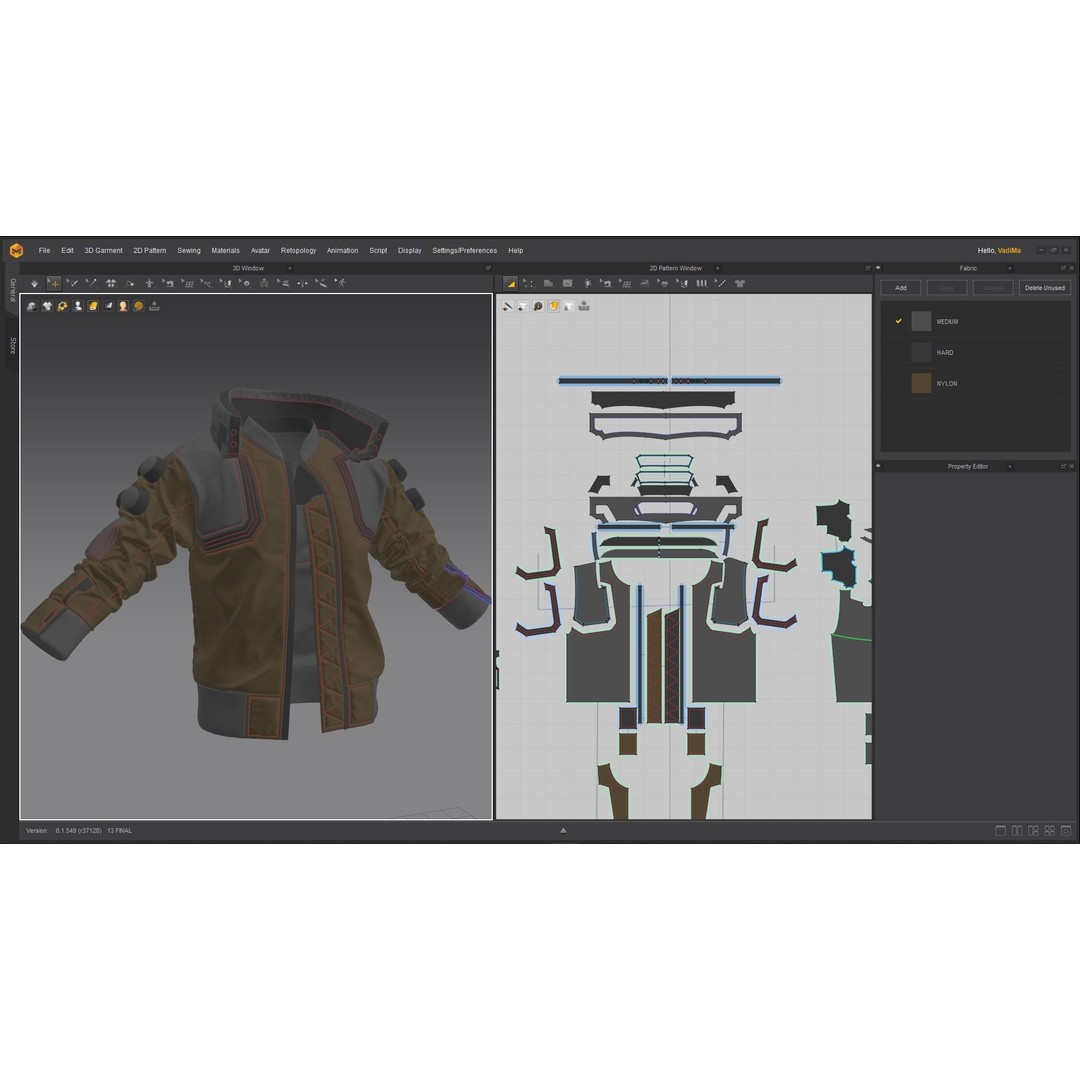 Cyberpunk Jacket 3D Model – Low Poly Game Ready Asset, OBJ & FBX - View 6