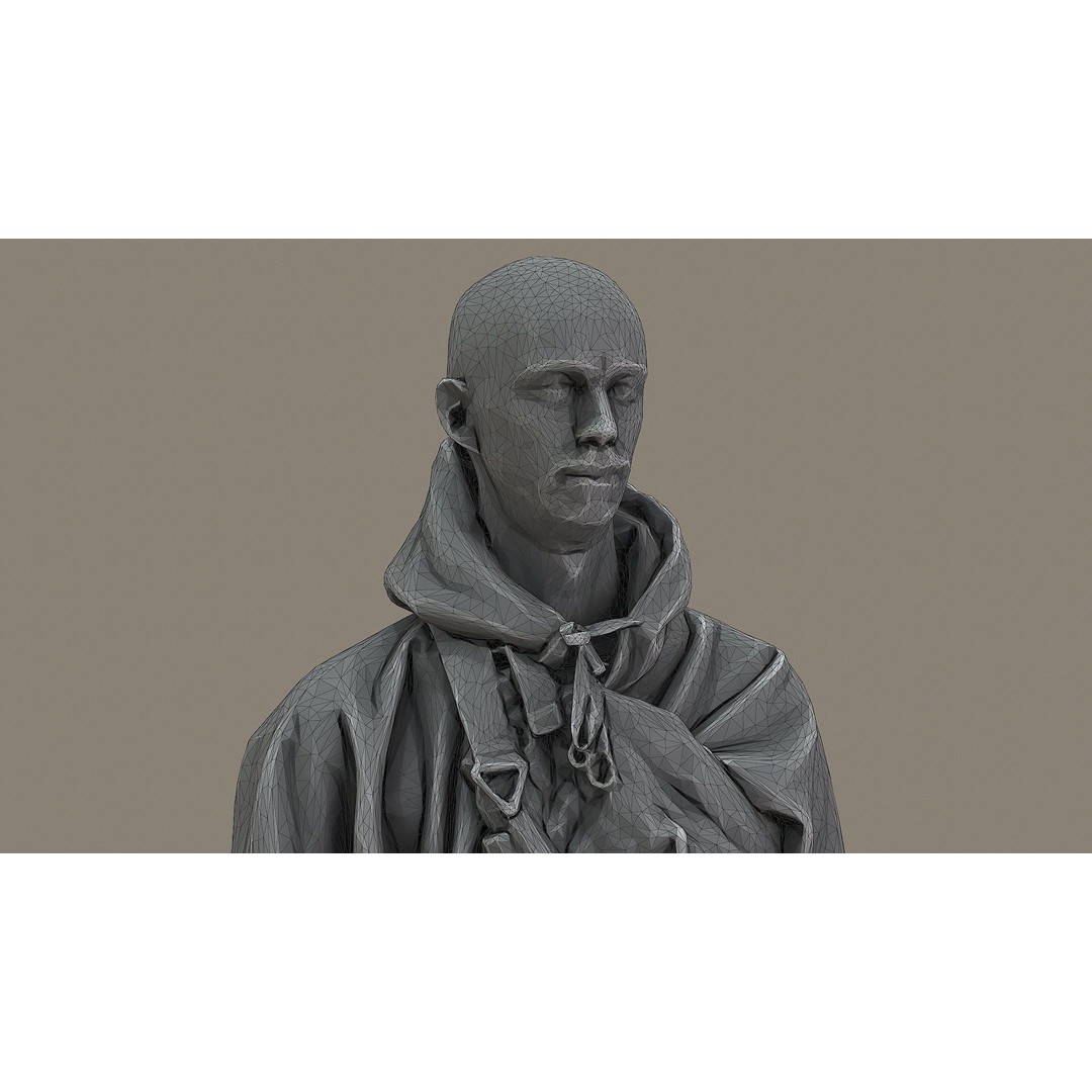 Young Man 3D Model – Casual Character with PBR Textures, FBX - View 11