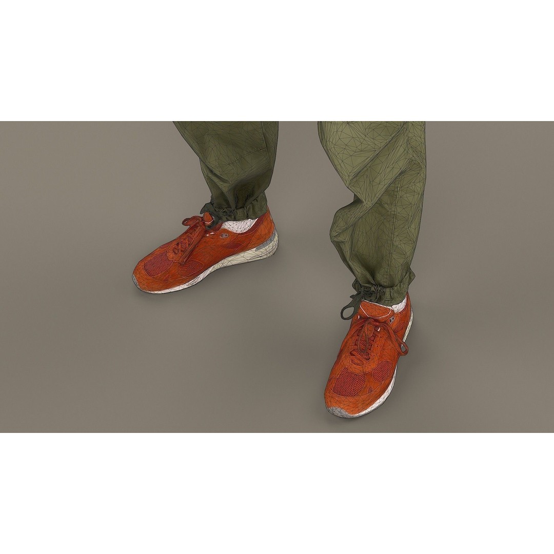 Young Man 3D Model – Casual Character with PBR Textures, FBX - View 16