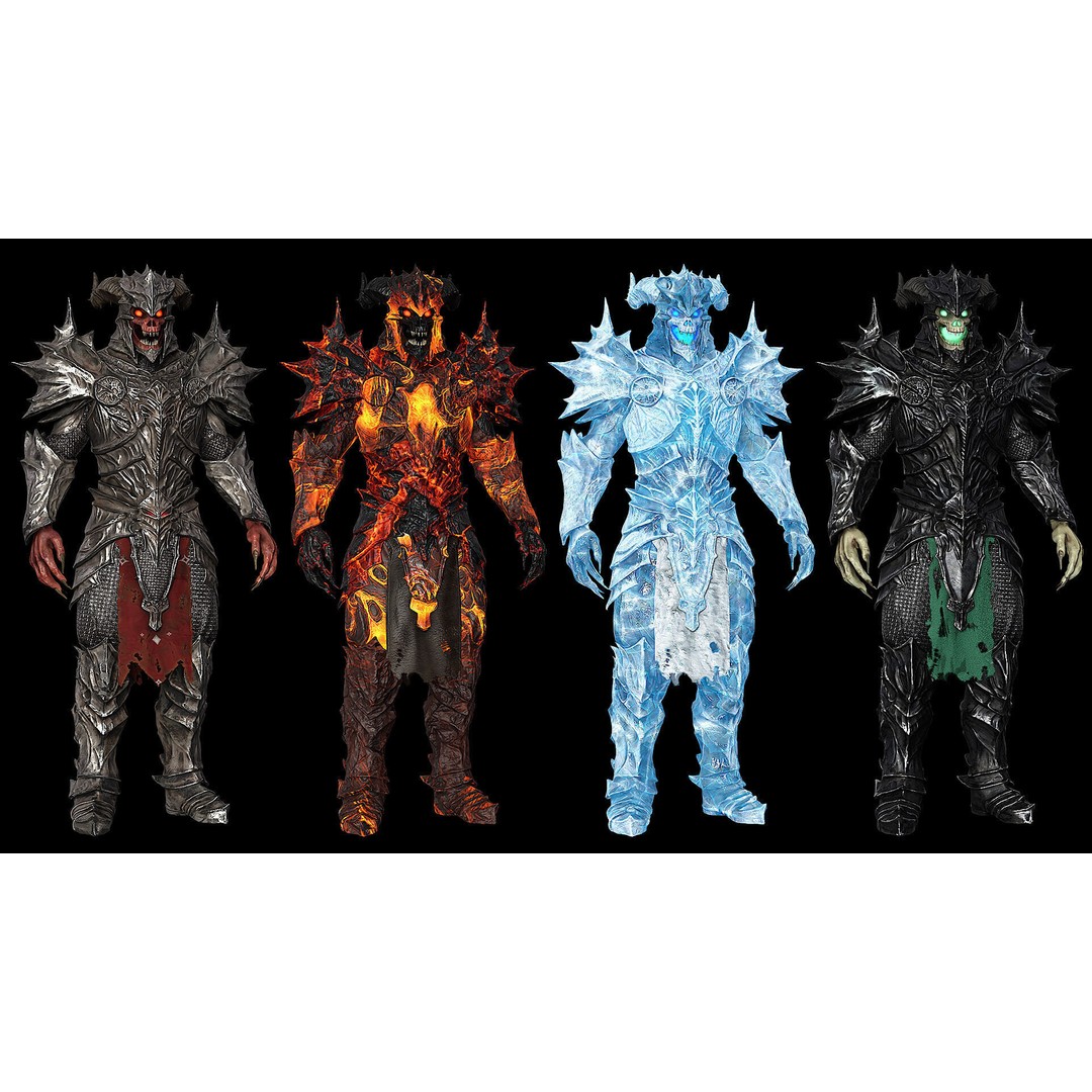 Demon Boss 3D Model – Low Poly Game Ready Fantasy Character, FBX - View 10