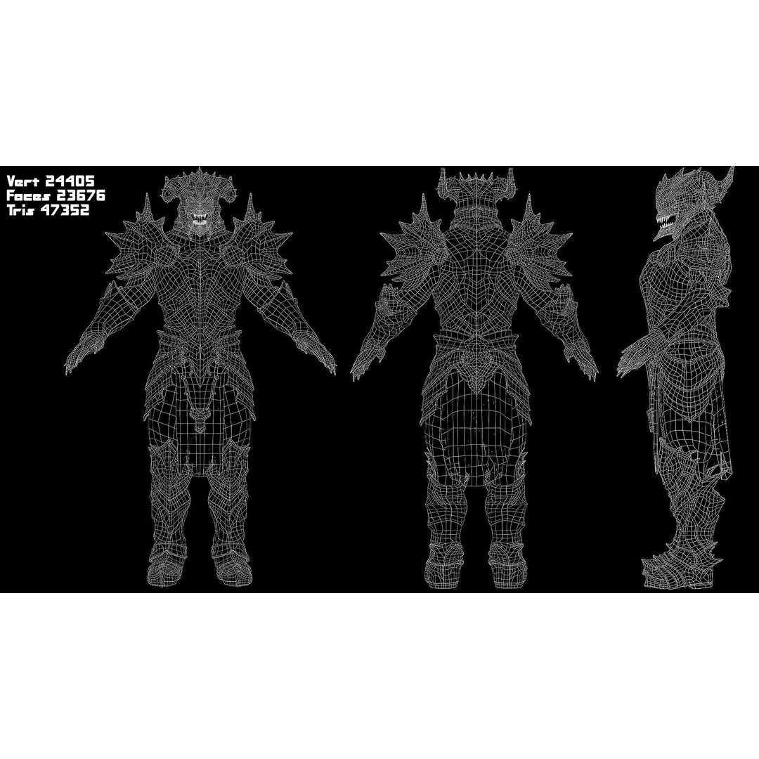 Demon Boss 3D Model – Low Poly Game Ready Fantasy Character, FBX - View 16