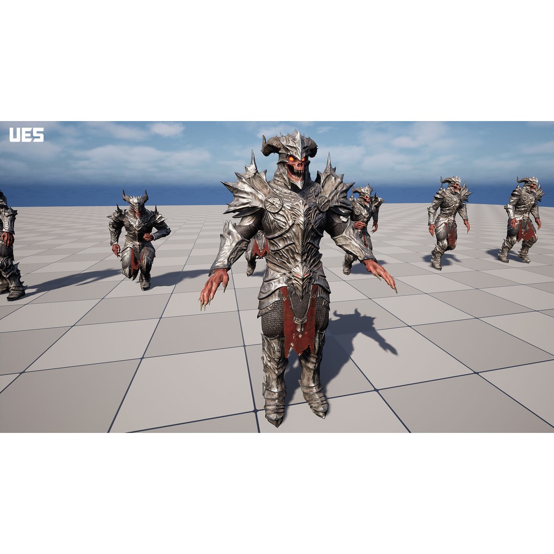 Demon Boss 3D Model – Low Poly Game Ready Fantasy Character, FBX - View 21