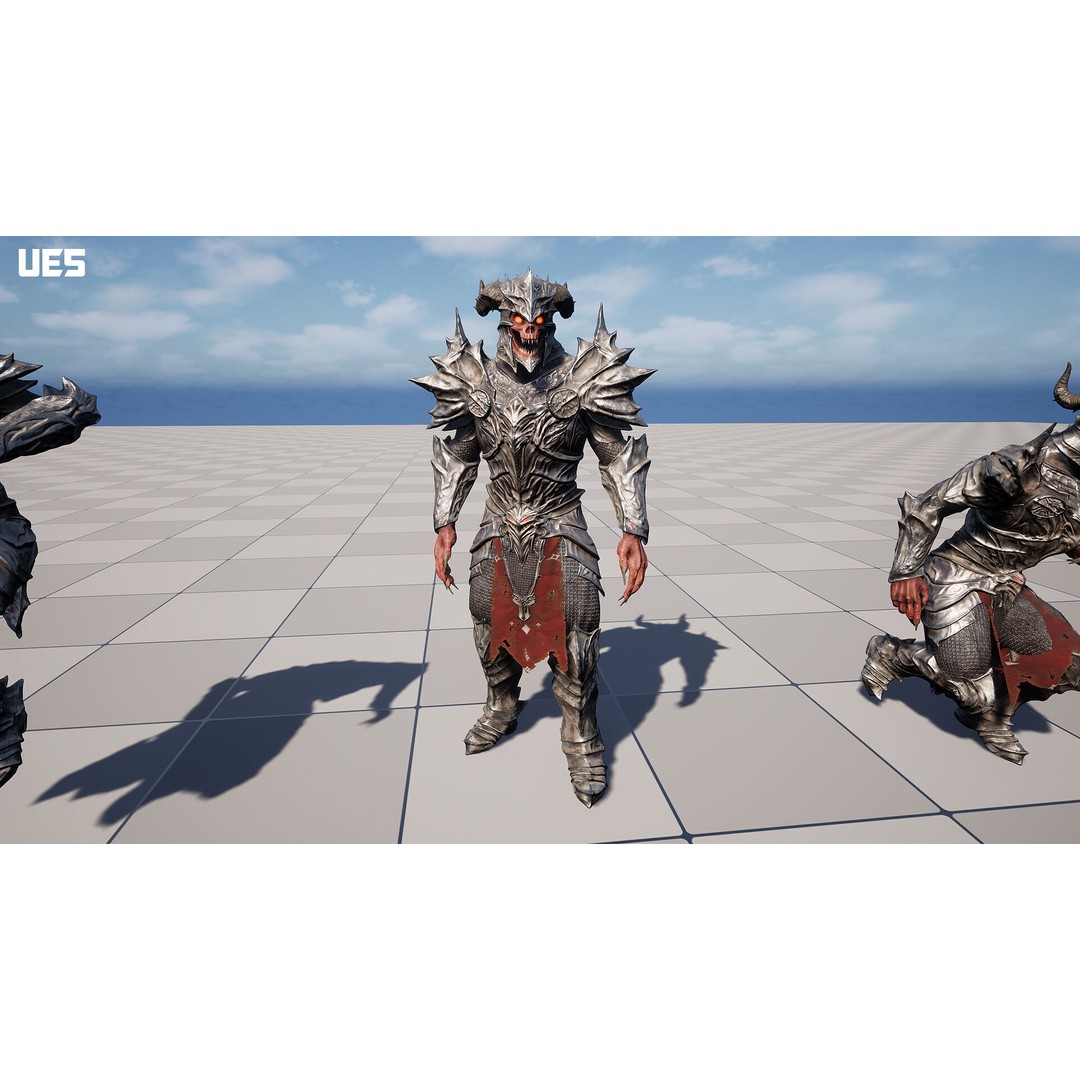 Demon Boss 3D Model – Low Poly Game Ready Fantasy Character, FBX - View 22