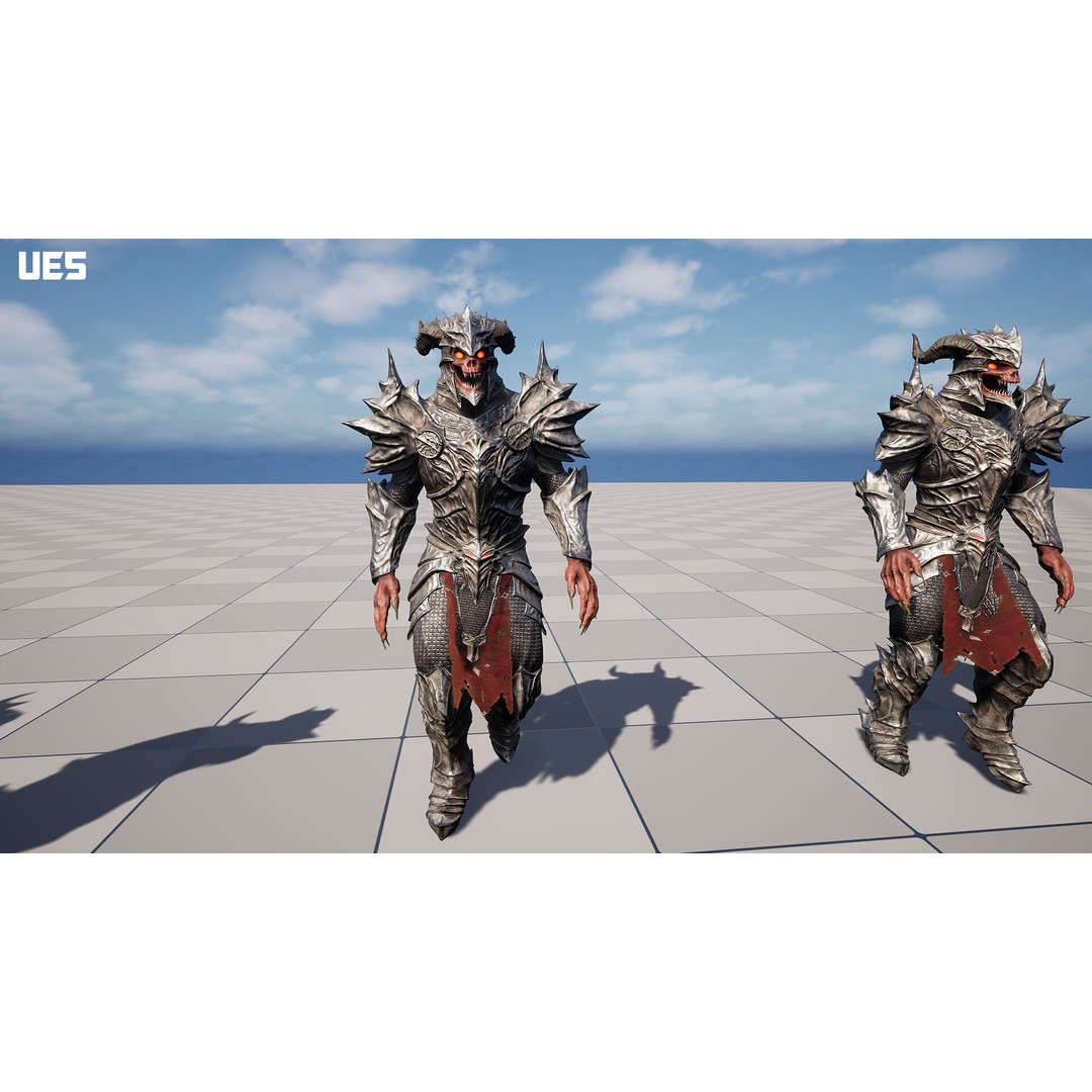 Demon Boss 3D Model – Low Poly Game Ready Fantasy Character, FBX - View 23