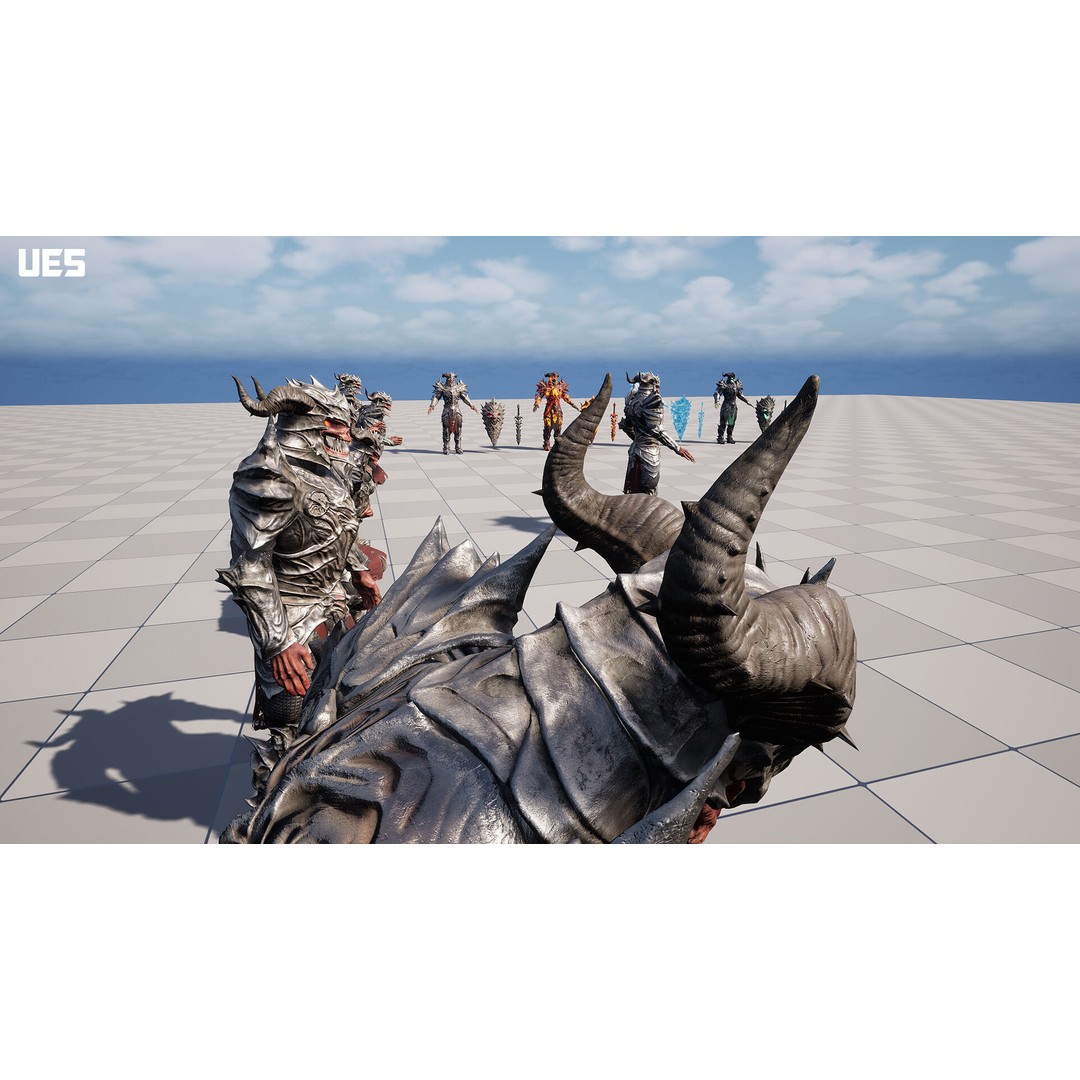 Demon Boss 3D Model – Low Poly Game Ready Fantasy Character, FBX - View 25