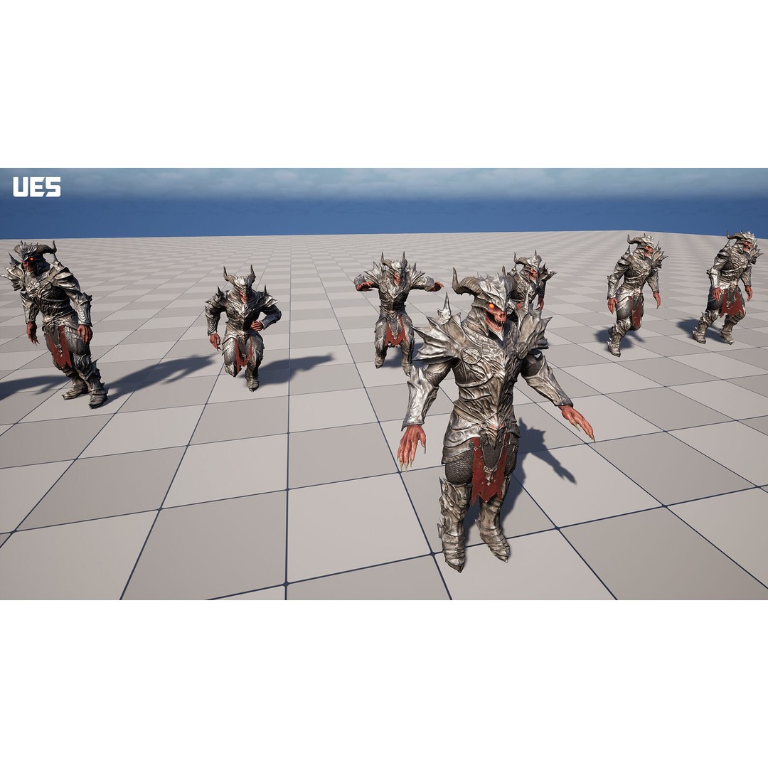 Demon Boss 3D Model – Low Poly Game Ready Fantasy Character, FBX - View 26