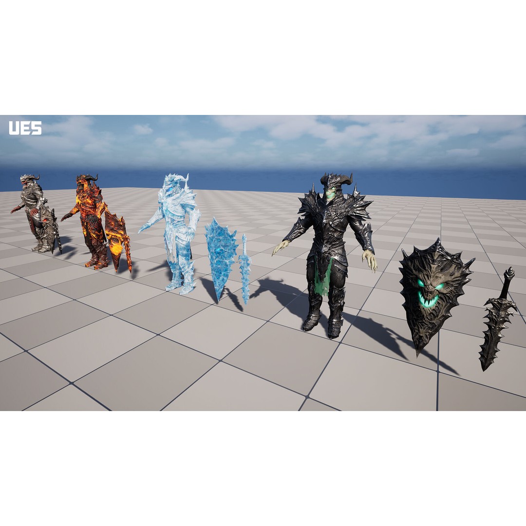 Demon Boss 3D Model – Low Poly Game Ready Fantasy Character, FBX - View 27
