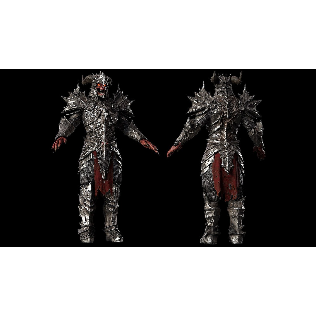 Demon Boss 3D Model – Low Poly Game Ready Fantasy Character, FBX - View 6