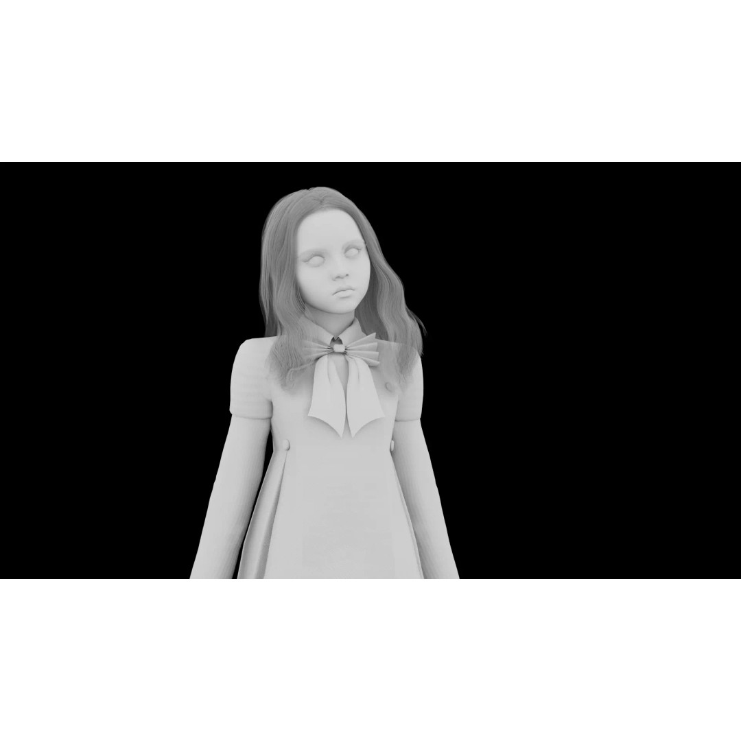 M3GAN 3D Model – Rigged Sci-Fi Character with PBR Textures, FBX - View 14