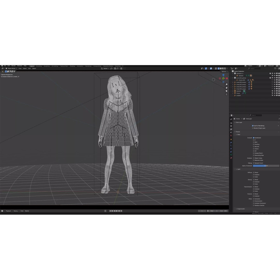M3GAN 3D Model – Rigged Sci-Fi Character with PBR Textures, FBX - View 18