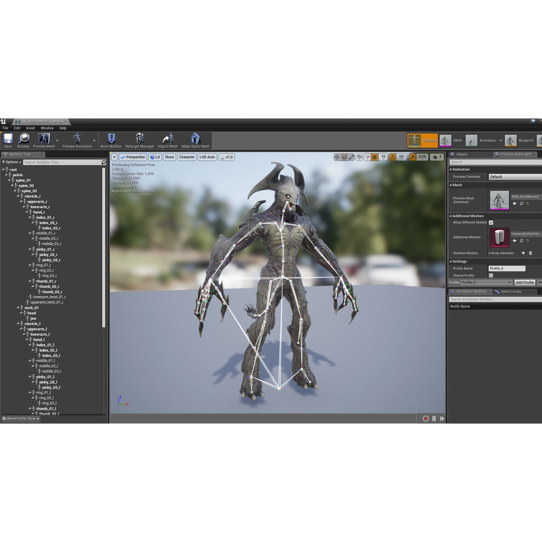 Archdemon 2 3D Model – Low Poly Rigged Character with PBR Textures - View 23