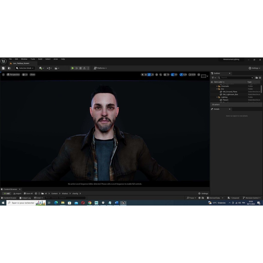 Father Kiven 3D Model – Realistic Low Poly Rigged Character, FBX - View 39