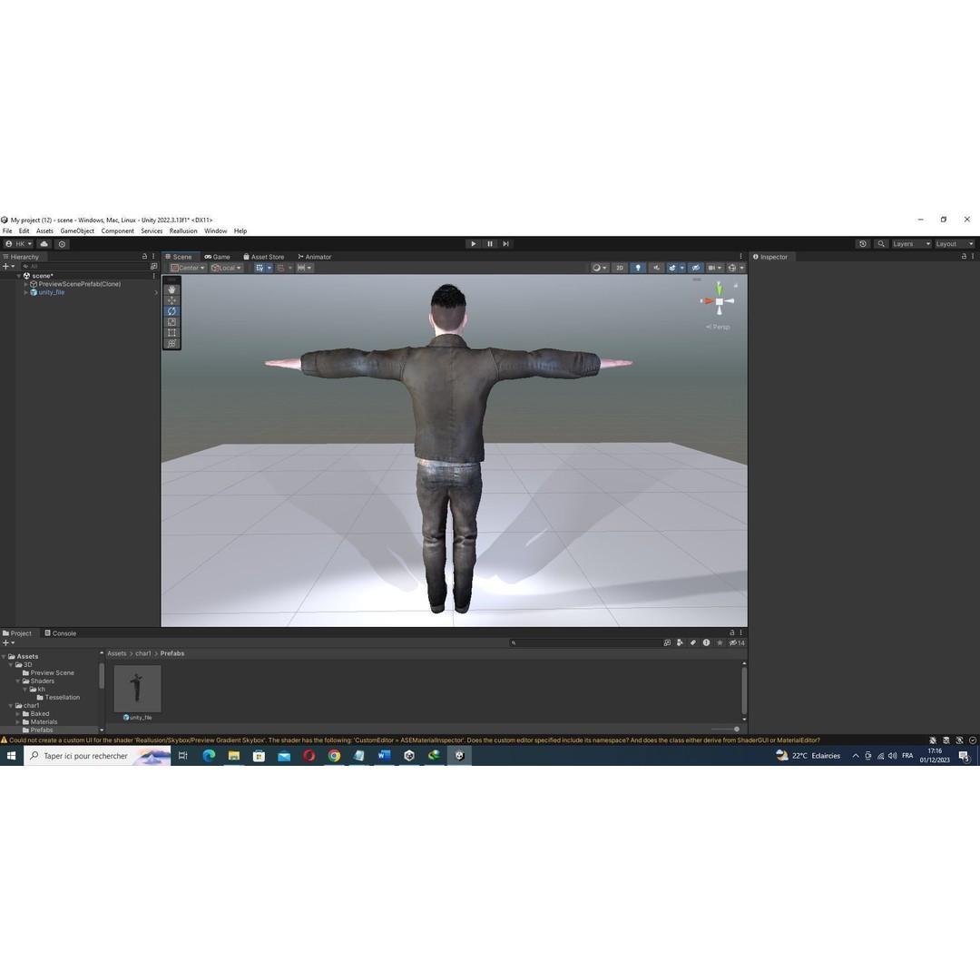 Father Kiven 3D Model – Realistic Low Poly Rigged Character, FBX - View 55