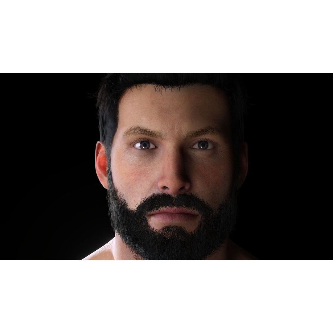 Realistic Male Bodybuilder 3D Model – Rigged Low-Poly PBR Asset, FBX - View 11