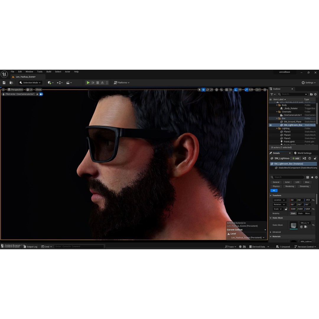 Realistic Male Bodybuilder 3D Model – Rigged Low-Poly PBR Asset, FBX - View 28