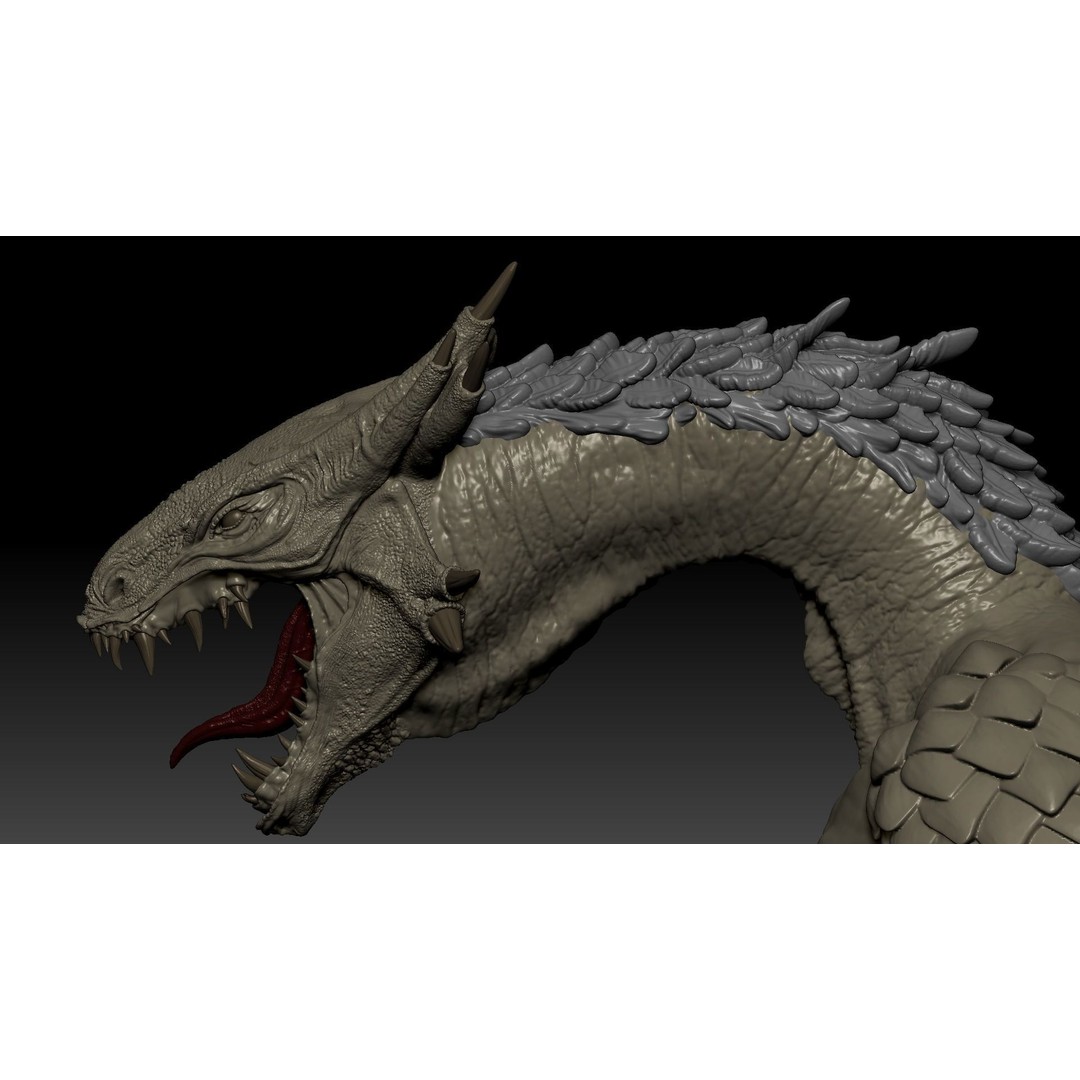 Dragon Warrior 3D Model – Low Poly Animated Character, FBX, OBJ - View 38