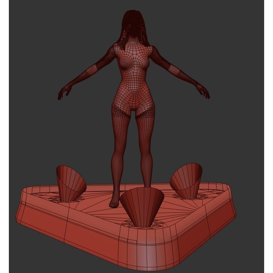 Artificially Intelligent Character 3D Model – Low Poly Rigged Animation, FBX