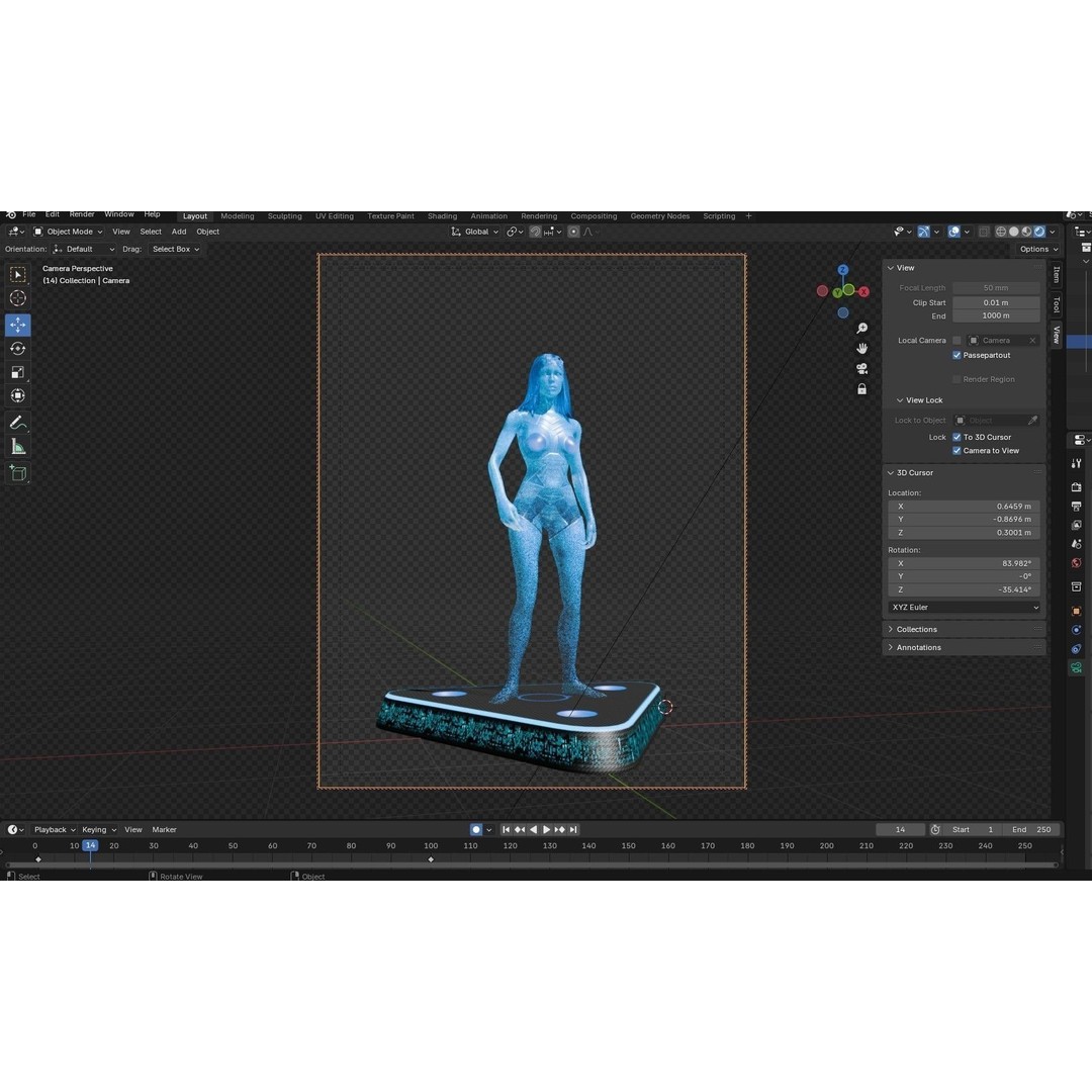 Artificially Intelligent Character 3D Model – Low Poly Rigged Animation, FBX - View 19