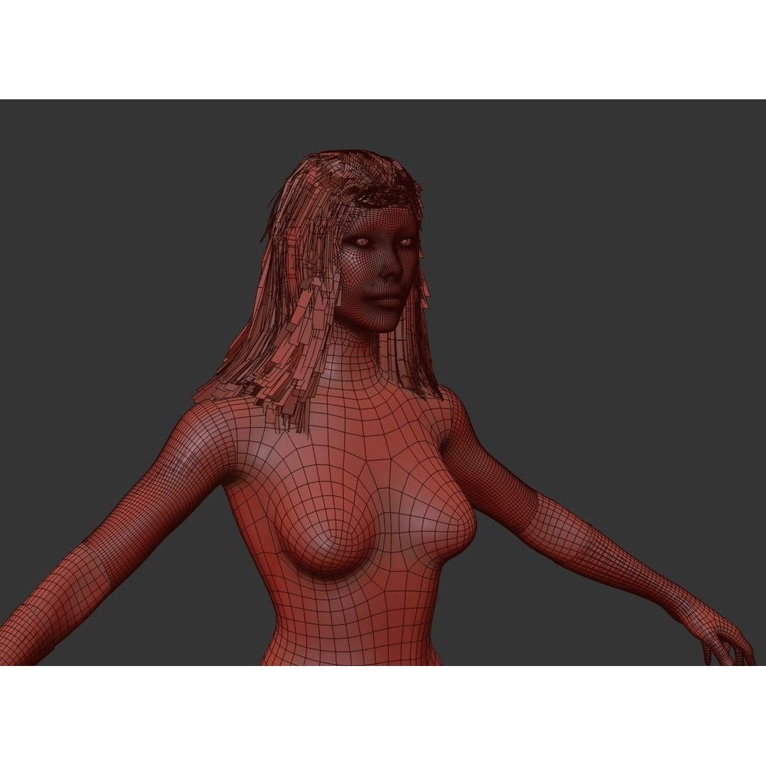 Artificially Intelligent Character 3D Model – Low Poly Rigged Animation, FBX - View 24