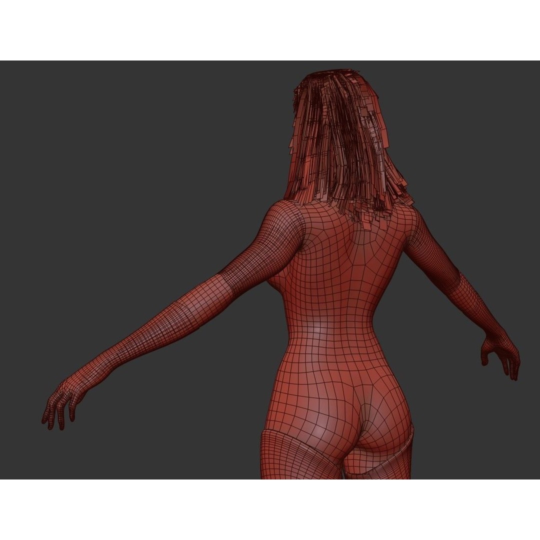 Artificially Intelligent Character 3D Model – Low Poly Rigged Animation, FBX - View 26