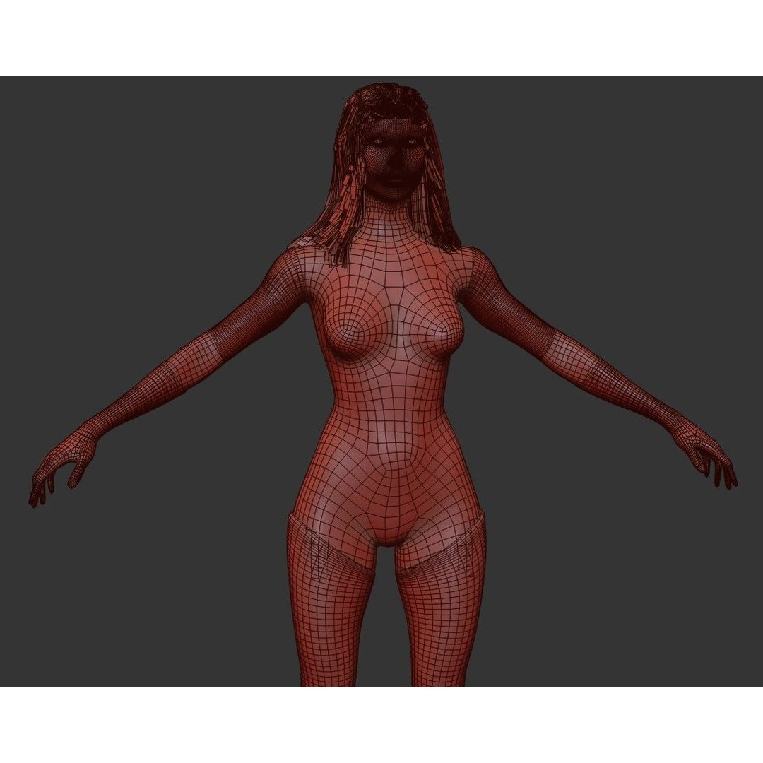 Artificially Intelligent Character 3D Model – Low Poly Rigged Animation, FBX - View 28