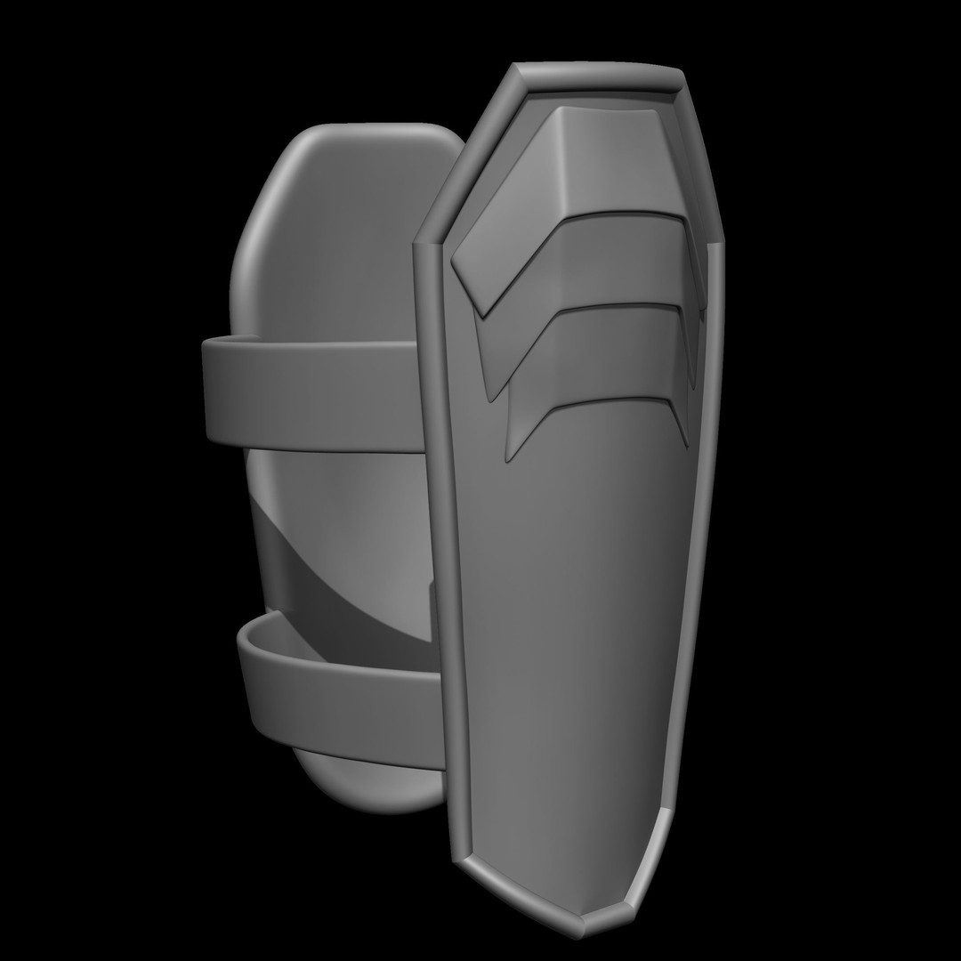 Female Armor Suit 3D Model – Low Poly Kitbash for Games, OBJ, ZTL - View 15