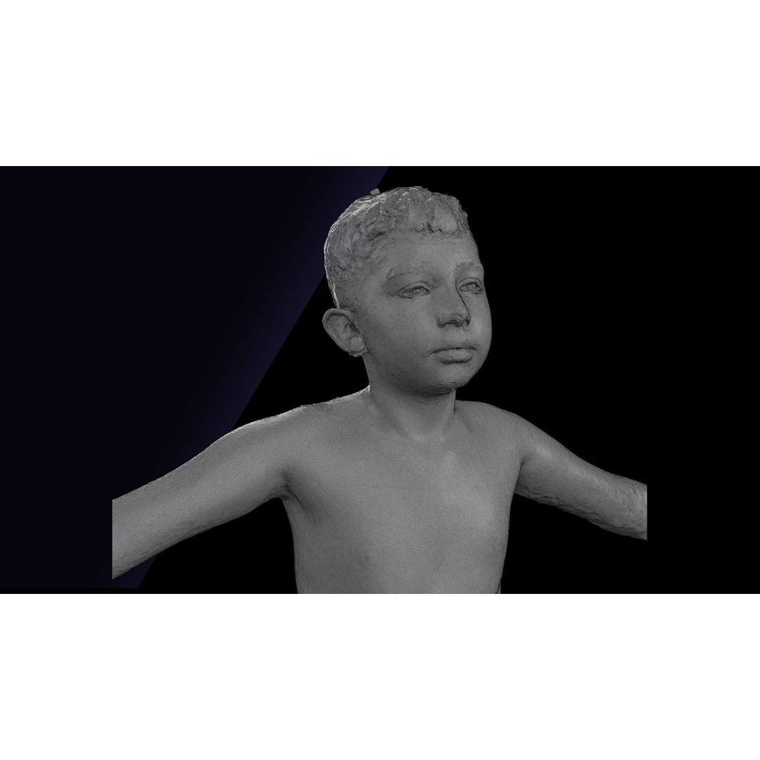 Timbo Underwear 3D Model – Raw A Pose Character Scan, OBJ - View 14