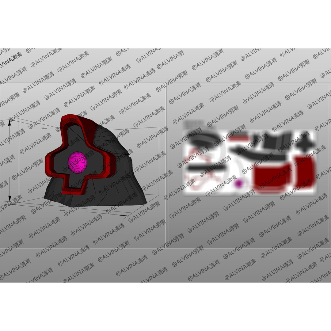 Gundam Dom Armor 3D Model – Low Poly Pepakura Foam Template, PDO - View 18