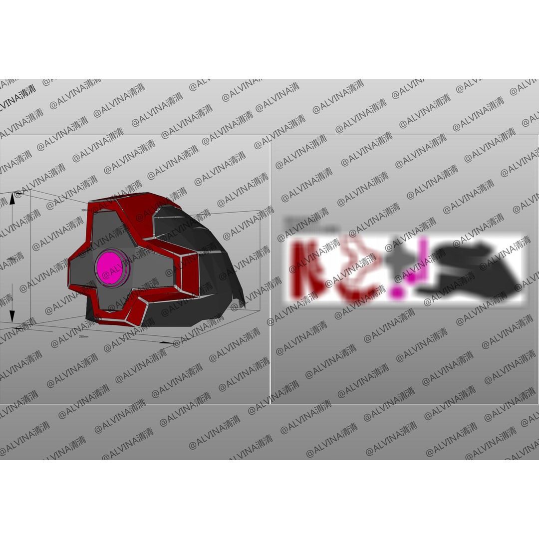 Gundam Dom Armor 3D Model – Low Poly Pepakura Foam Template, PDO - View 20