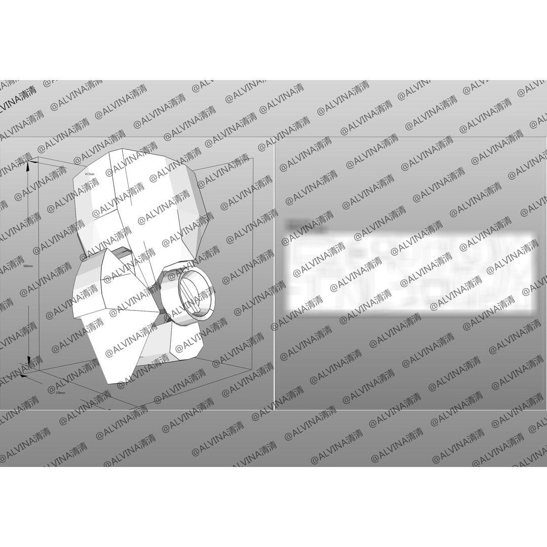 Gundam Dom Armor 3D Model – Low Poly Pepakura Foam Template, PDO - View 31