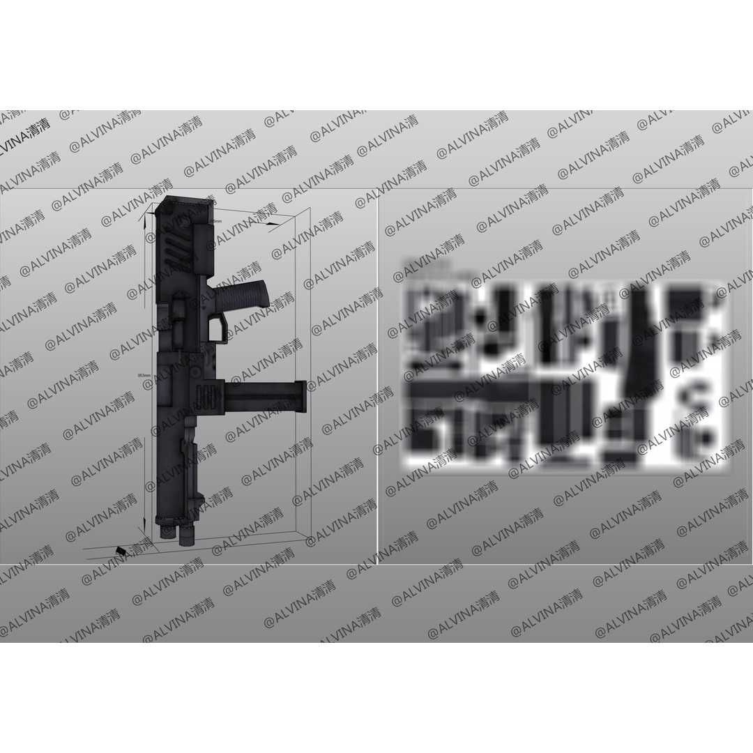 Gundam Dom Armor 3D Model – Low Poly Pepakura Foam Template, PDO - View 42